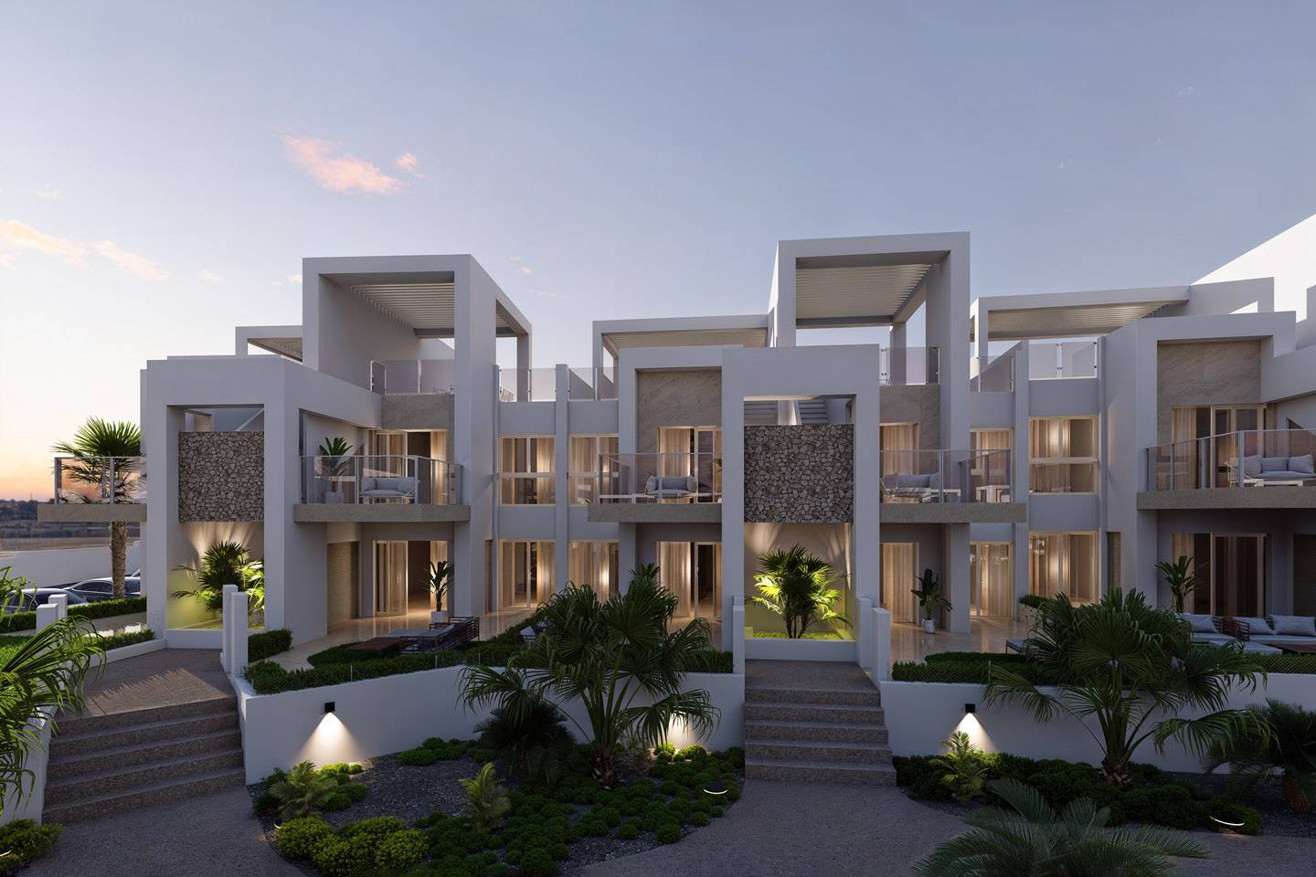 Stijlvolle nieuwe bovenwoning met panoramisch dakterras aan de Costa Blanca Zuid