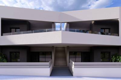 New-build upper floor apartments with a sunny solarium on the Costa Blanca just 10 kilometers from the beach