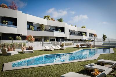 Comfortable new ground floor apartments with 2 bedrooms and 2 bathrooms on the Southern Costa Blanca