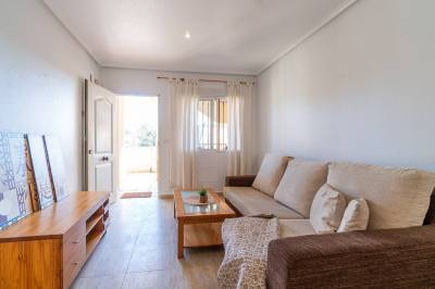 woonkamer  herverkoop benedenwoning Villamartin, orihuela costa