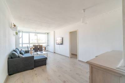 eerstelijns appartement punta prima met zeezicht living