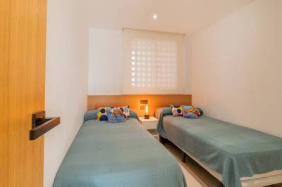 Gerenoveerd appartement met duin en zeezicht in Guardamar gastenslaapkamer