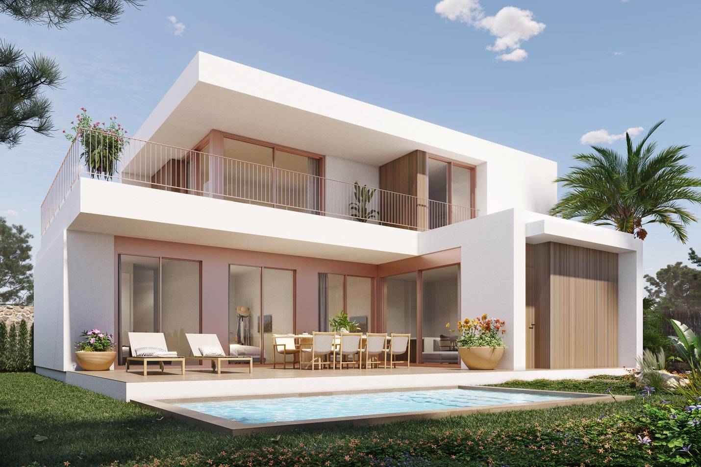 Nieuwbouw Villa&acute;s met 3 of 4 slaapkamers gelegen in een groene omgeving nabij de golfbaan