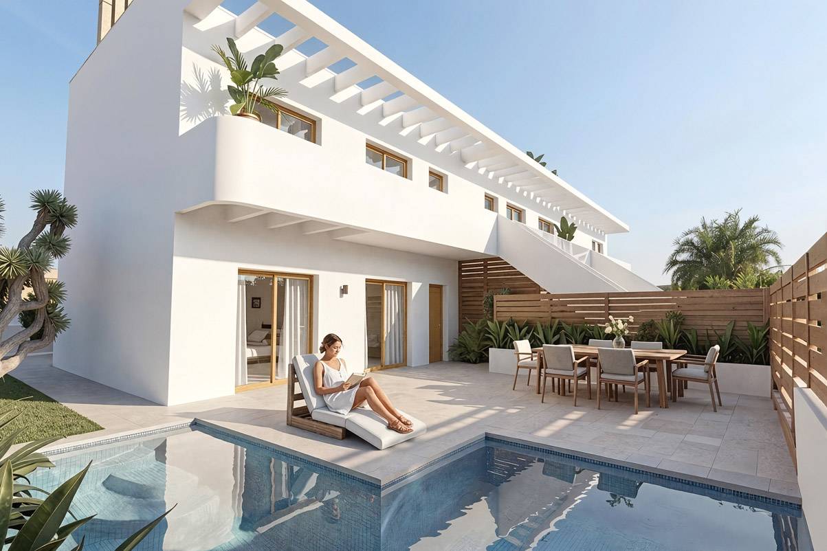 3 slaapkamer nieuwbouw bungalows met priv&eacute;zwembad op een rustige locatie aan de Costa C&aacute;lida